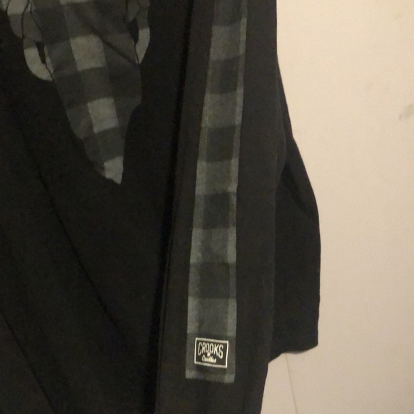 2xl crooks &castles black long sleeve - Picture 5 of 5